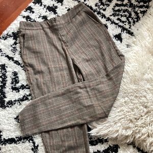 Nasty Gal Plaid casual dress pants